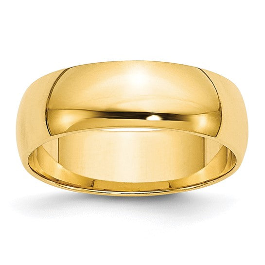 Gold Wedding Band - 6mm