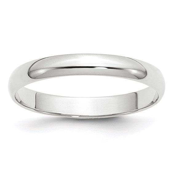 Gold Wedding Band - 3mm Plain