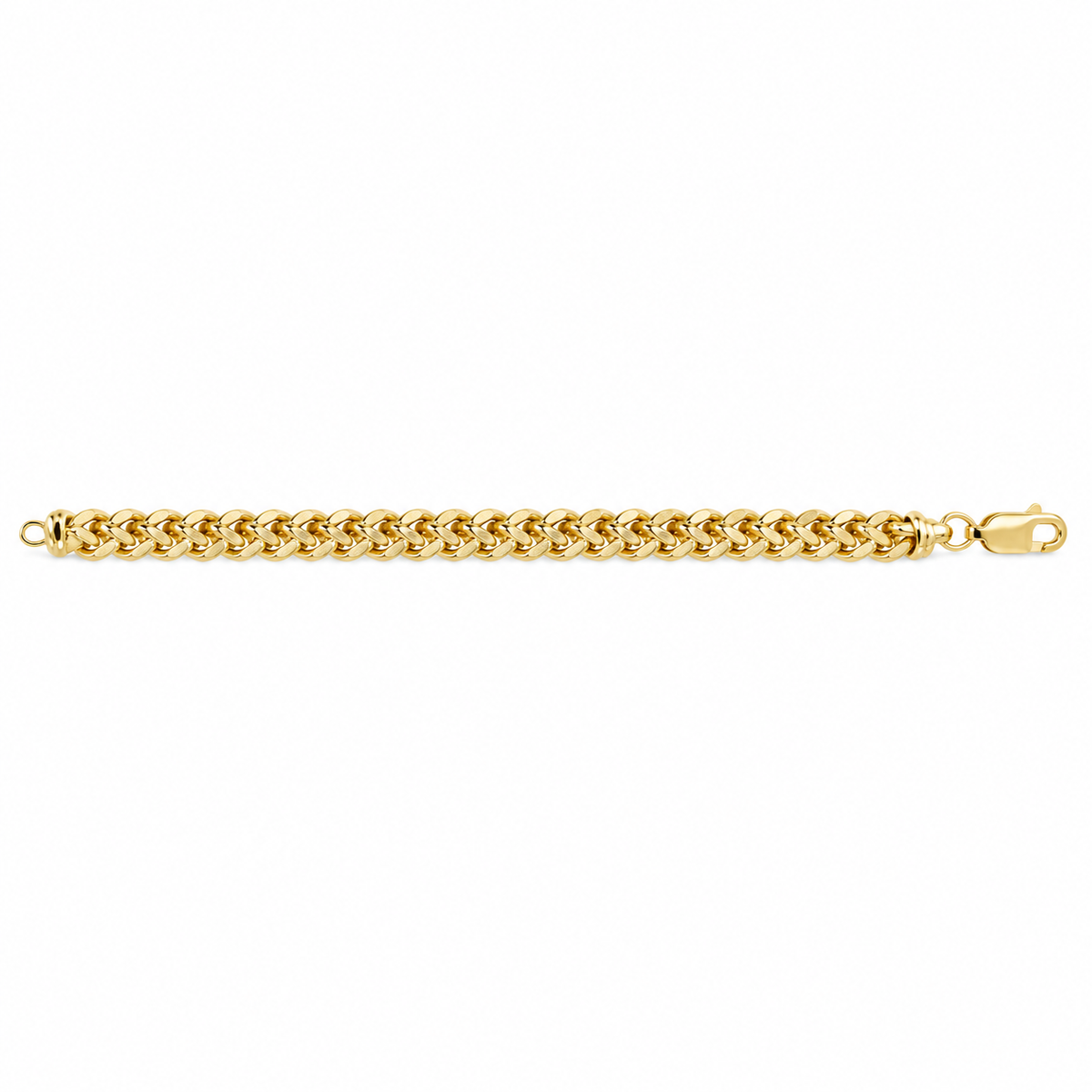 Yellow gold Franco bracelet