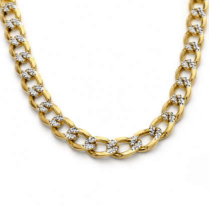 Gold Cuban curb link chain