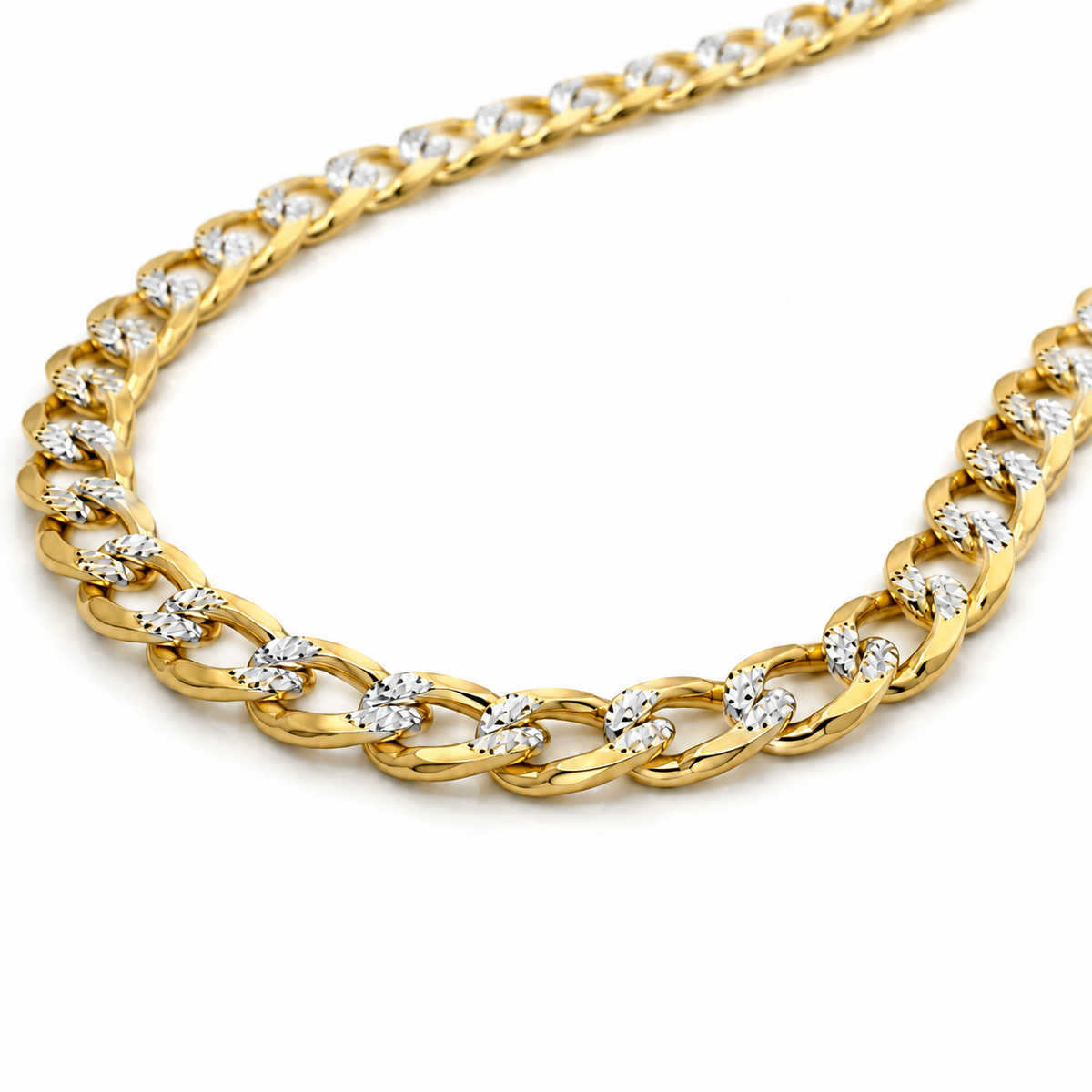 Gold Cuban curb link chain