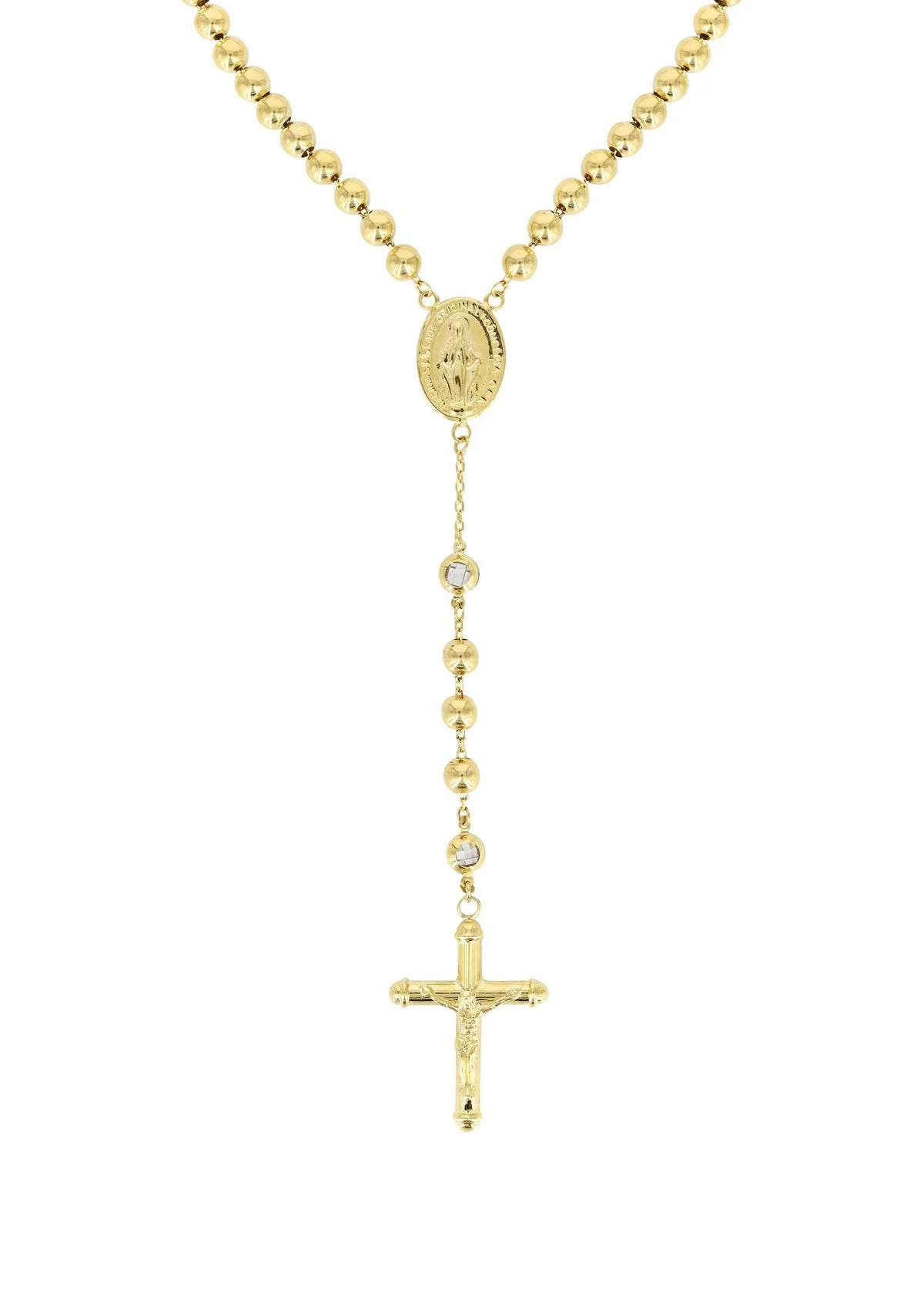 14K Yellow Gold Rosary Chain