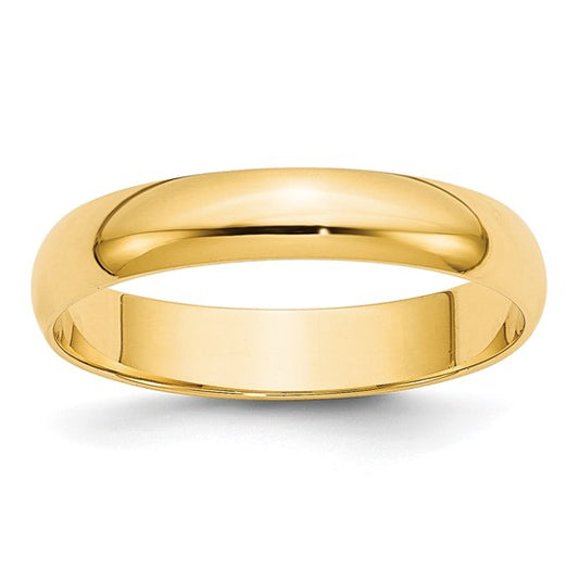 Gold Wedding Band - 4mm