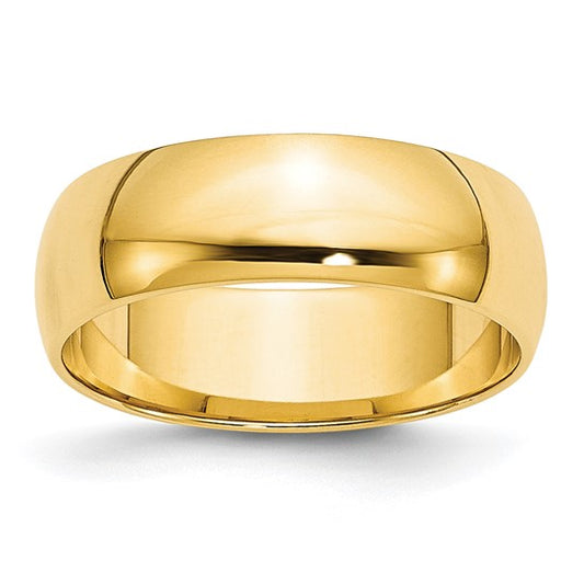 Gold Wedding Band - 6mm
