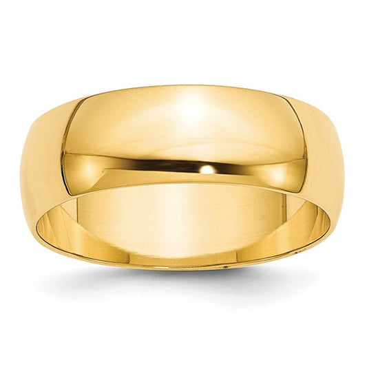 Gold Wedding Band - 7mm