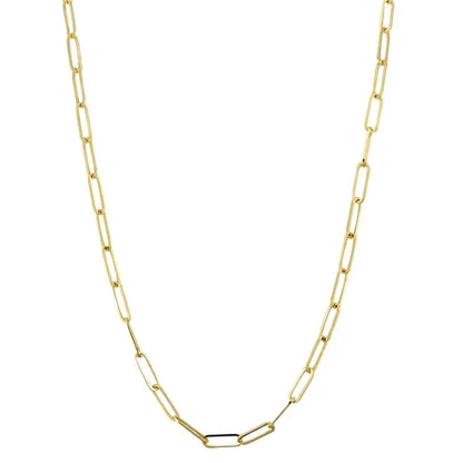 Paper Clip Gold Chain 14KT