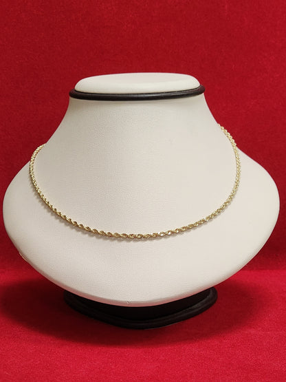 Rope Chain - 10kt Gold 2MM