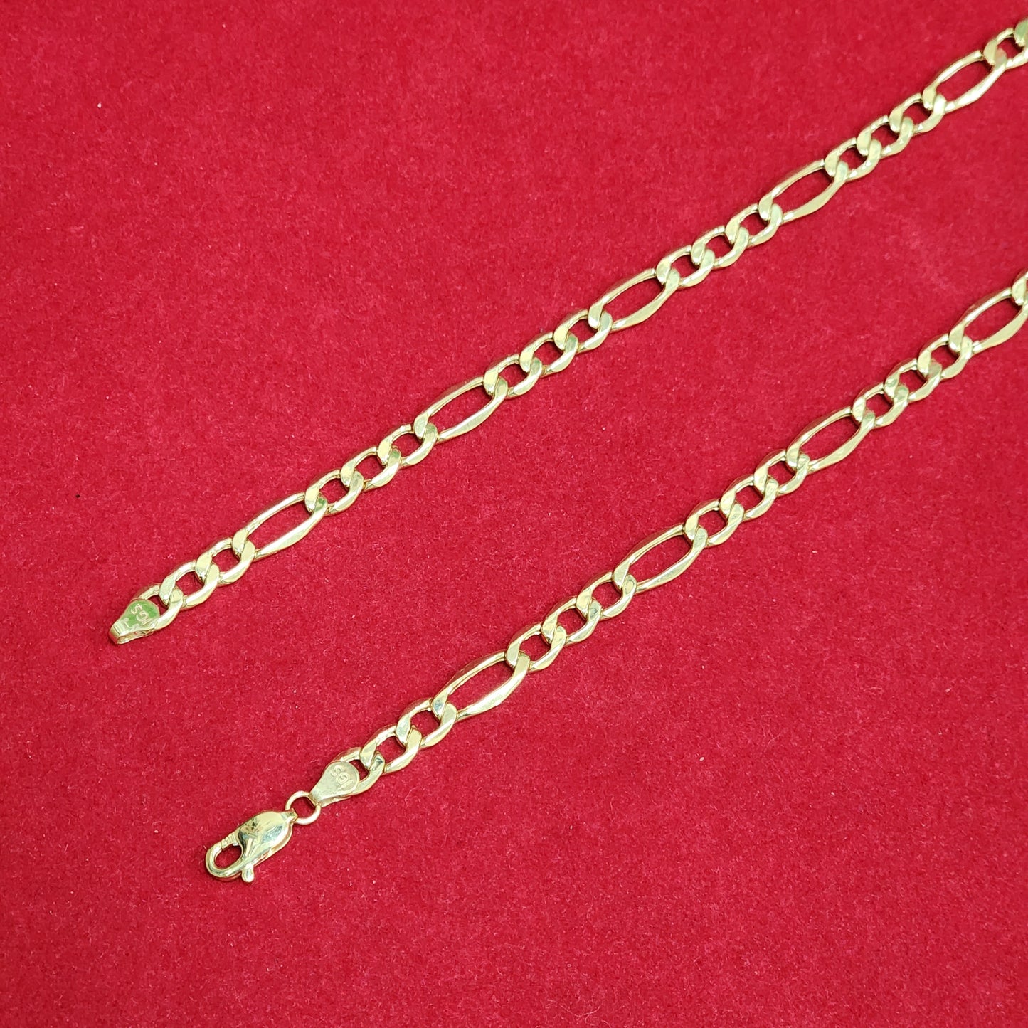 Figaro Chain - 10kt Gold 5.5MM