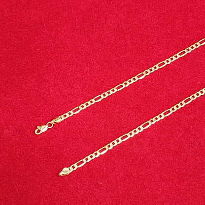 Figaro Chain - 10kt Gold 3MM