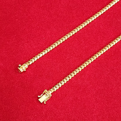 Solid Miami Cuban Chain - 10kt Gold 4.5MM