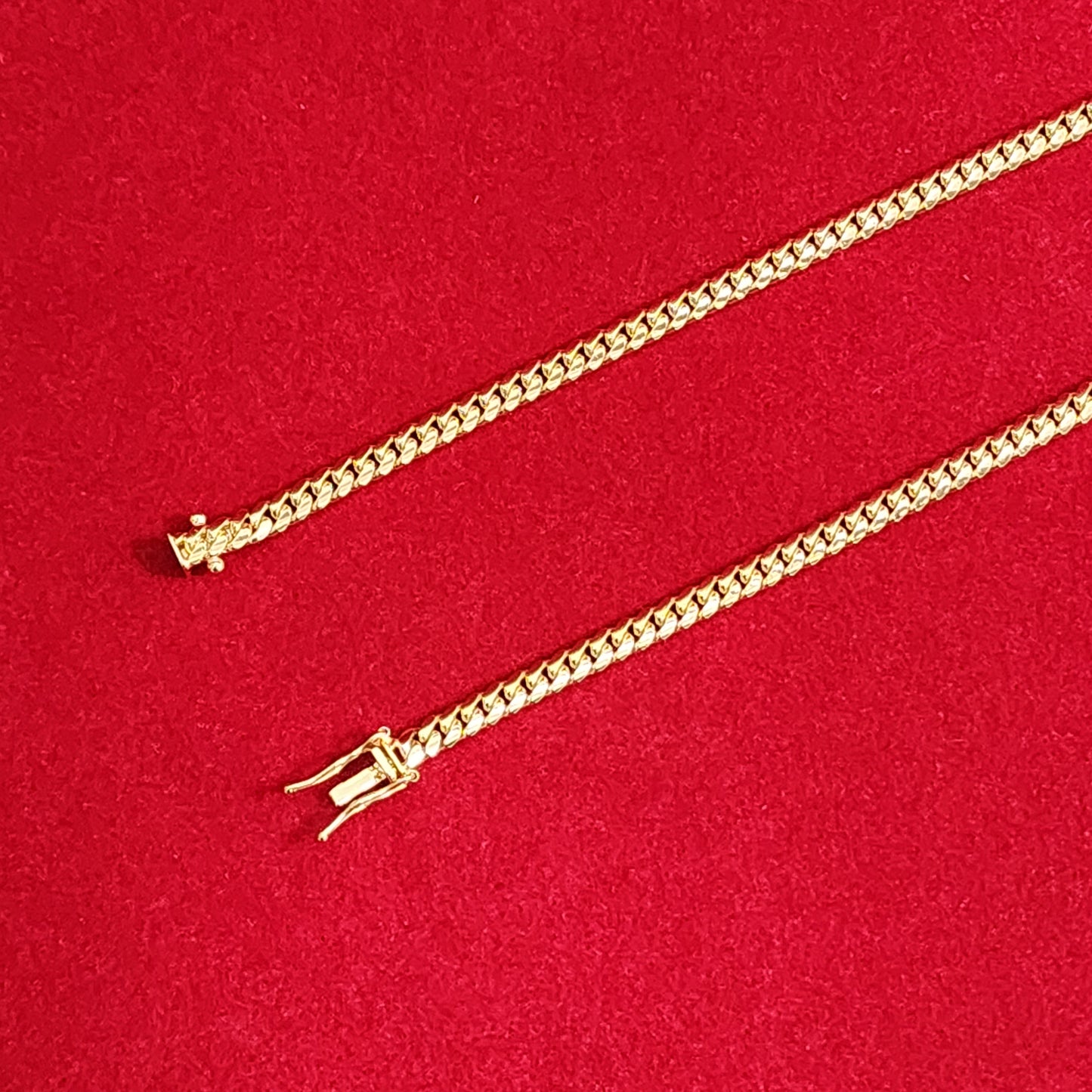 Solid Miami Cuban Chain - 10kt Gold 3MM