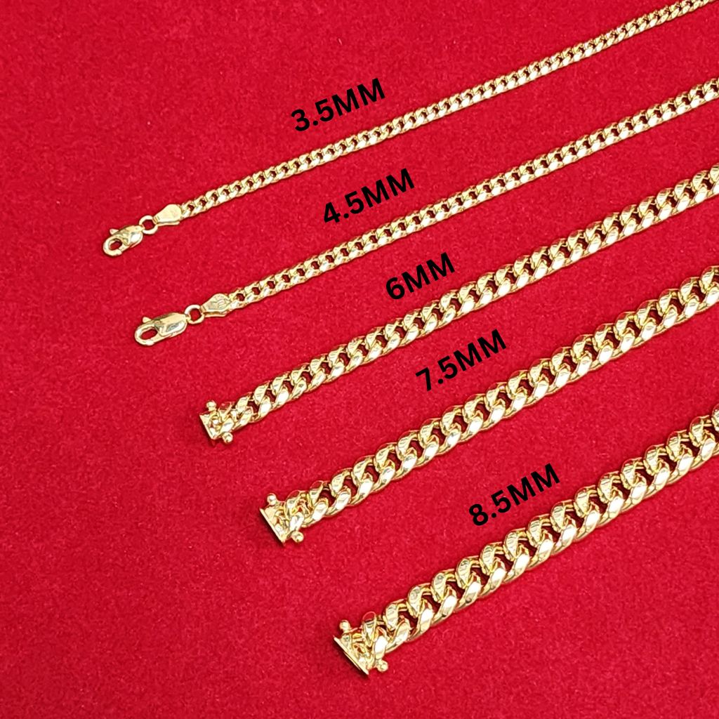 Miami Cuban Chain - 10kt Gold 8.5MM