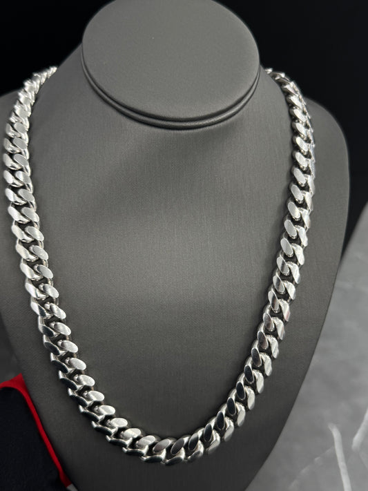 925 Pure Silver Cuban Chain