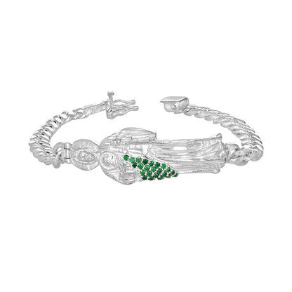 925 sterling silver St. Jude charm bracelet