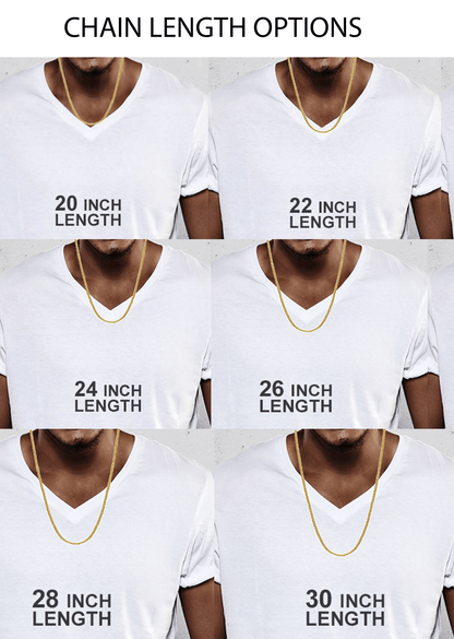 10K Gold Semi-Solid Rope Chain
