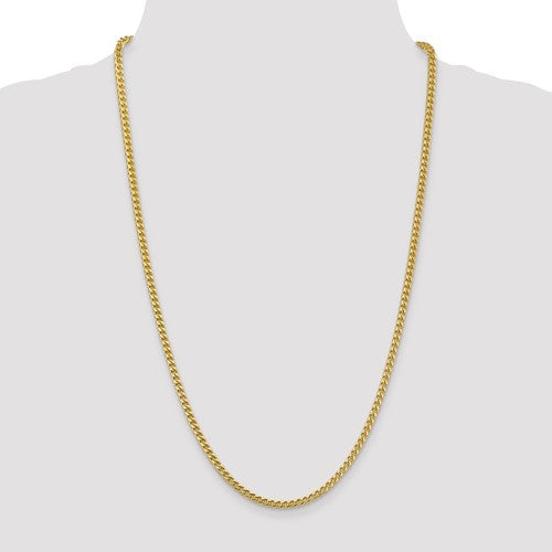 14K Yellow Gold Solid Franco Chain