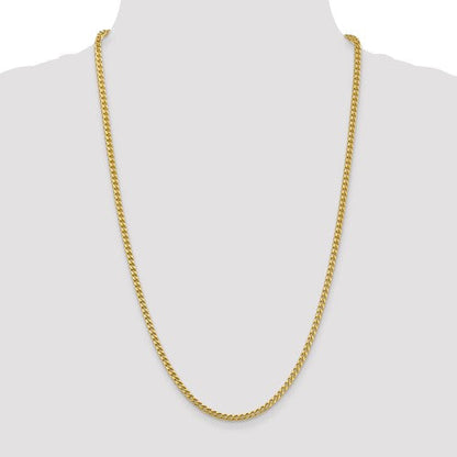 14K Yellow Gold Solid Franco Chain
