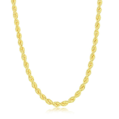 Rose Gold-Tone 925 Silver Rope Chain