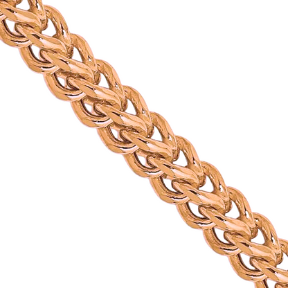 14K Rose Gold Chain - Semi-Solid Rose Franco Chain
