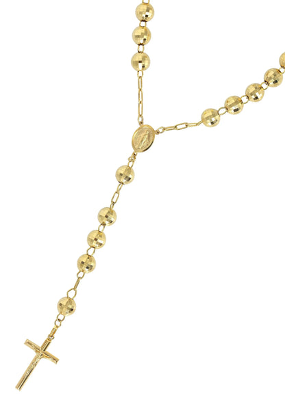 10K Yellow Gold Rosary Chain