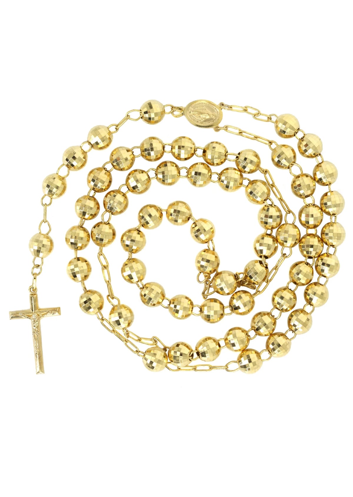 10K Yellow Gold Rosary Chain