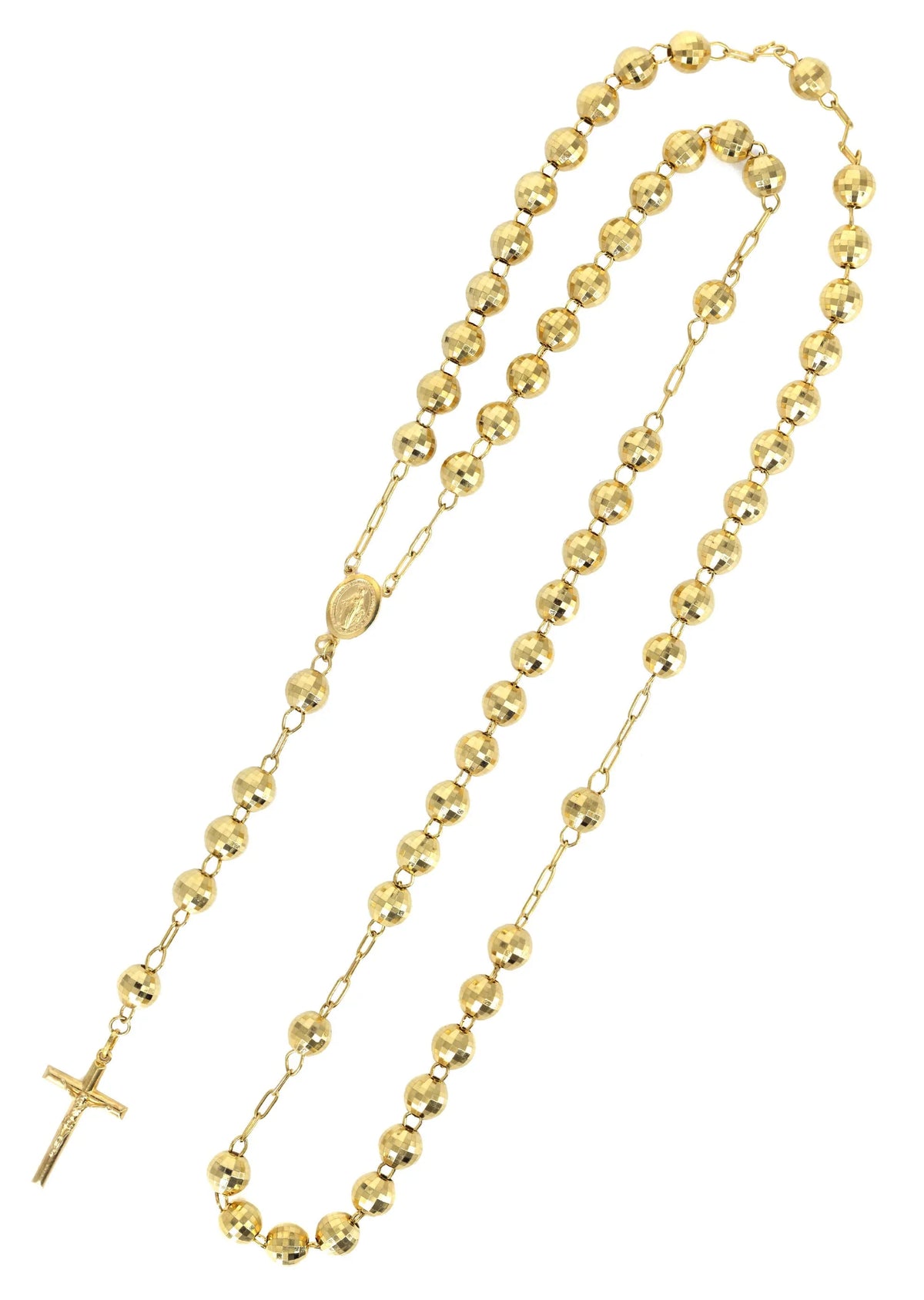 10K Yellow Gold Rosary Chain