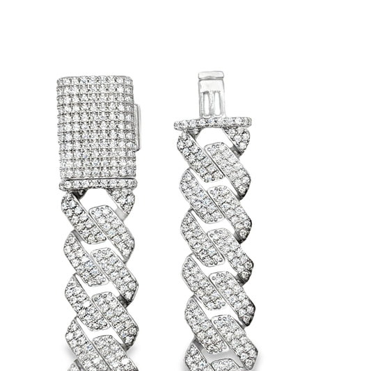 Cuban Link Necklace - Moissanite