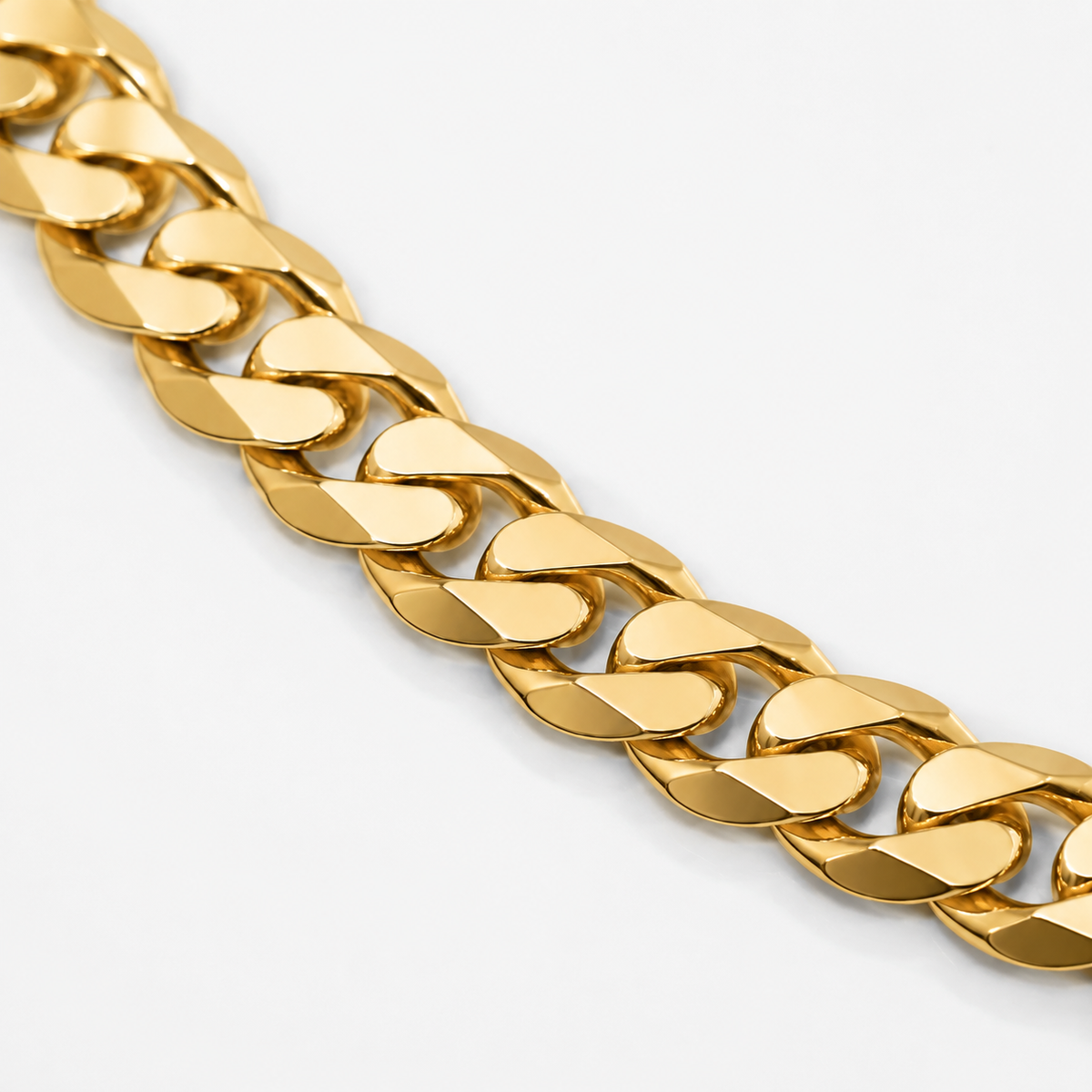 Gold Cuban curb link chain