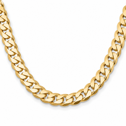 Gold Cuban curb link chain