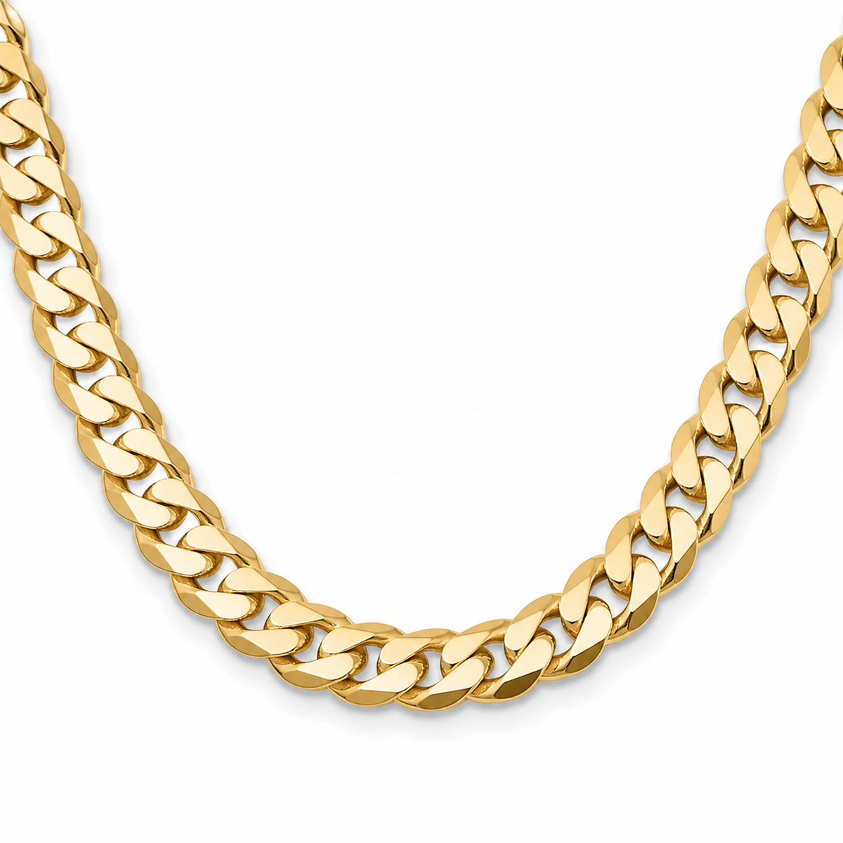 Gold Cuban curb link chain