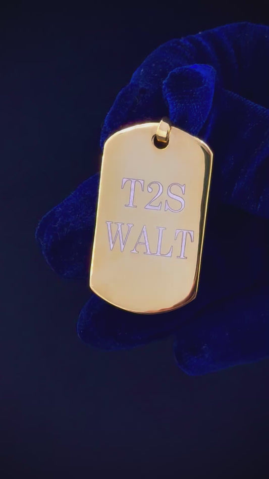 925 Silver Dog-Tag (Customized Engraving)