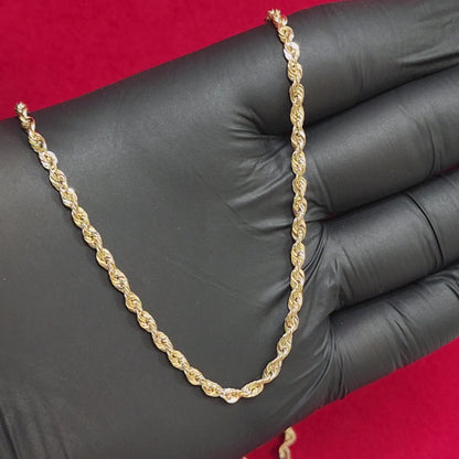 Rope Chain - 10kt Gold 3MM