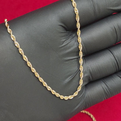 Rope Chain - 10kt Gold 2MM