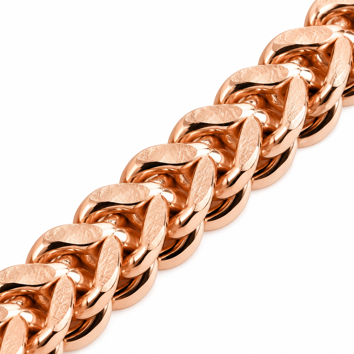 Rose gold Franco bracelet