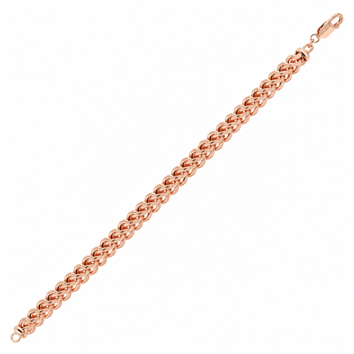Rose gold Franco bracelet