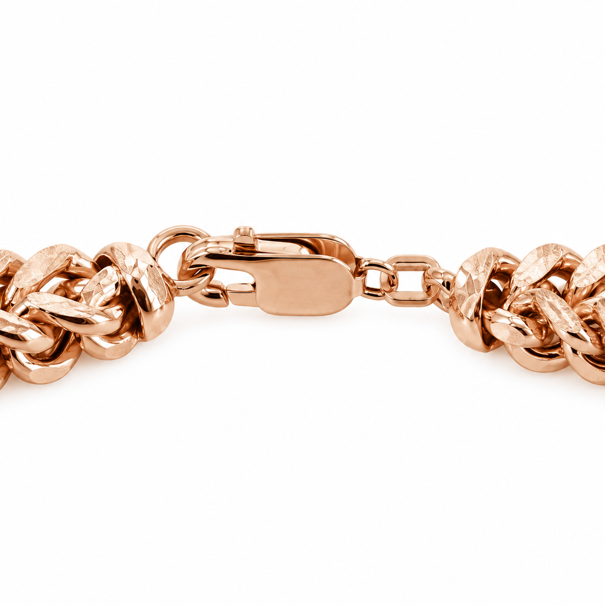 Rose gold Franco bracelet