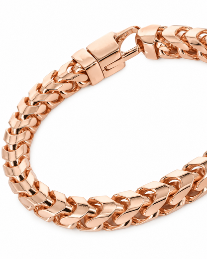 Rose gold Franco bracelet
