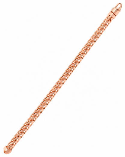 Rose gold Franco bracelet