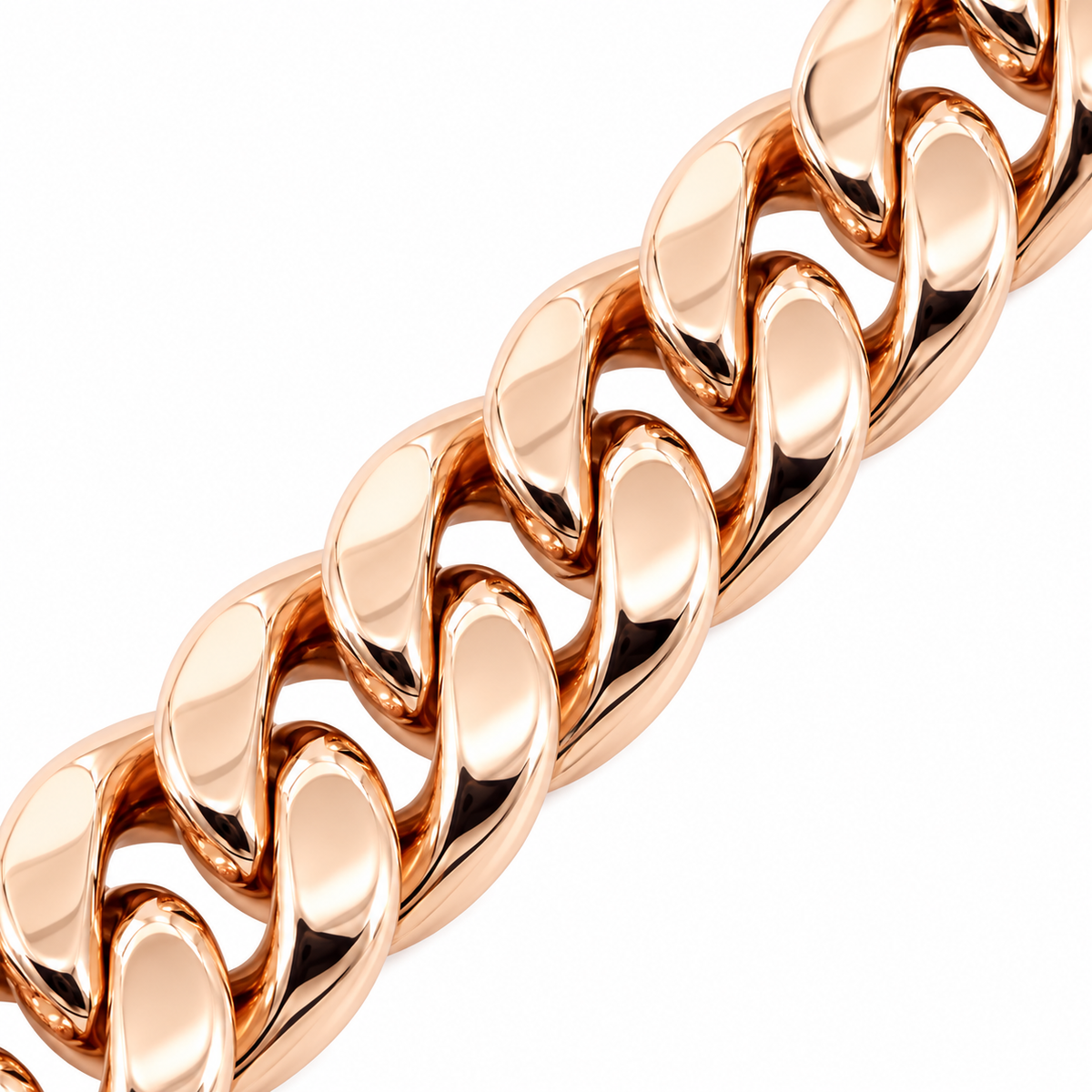 Rose gold Miami Cuban link bracelet