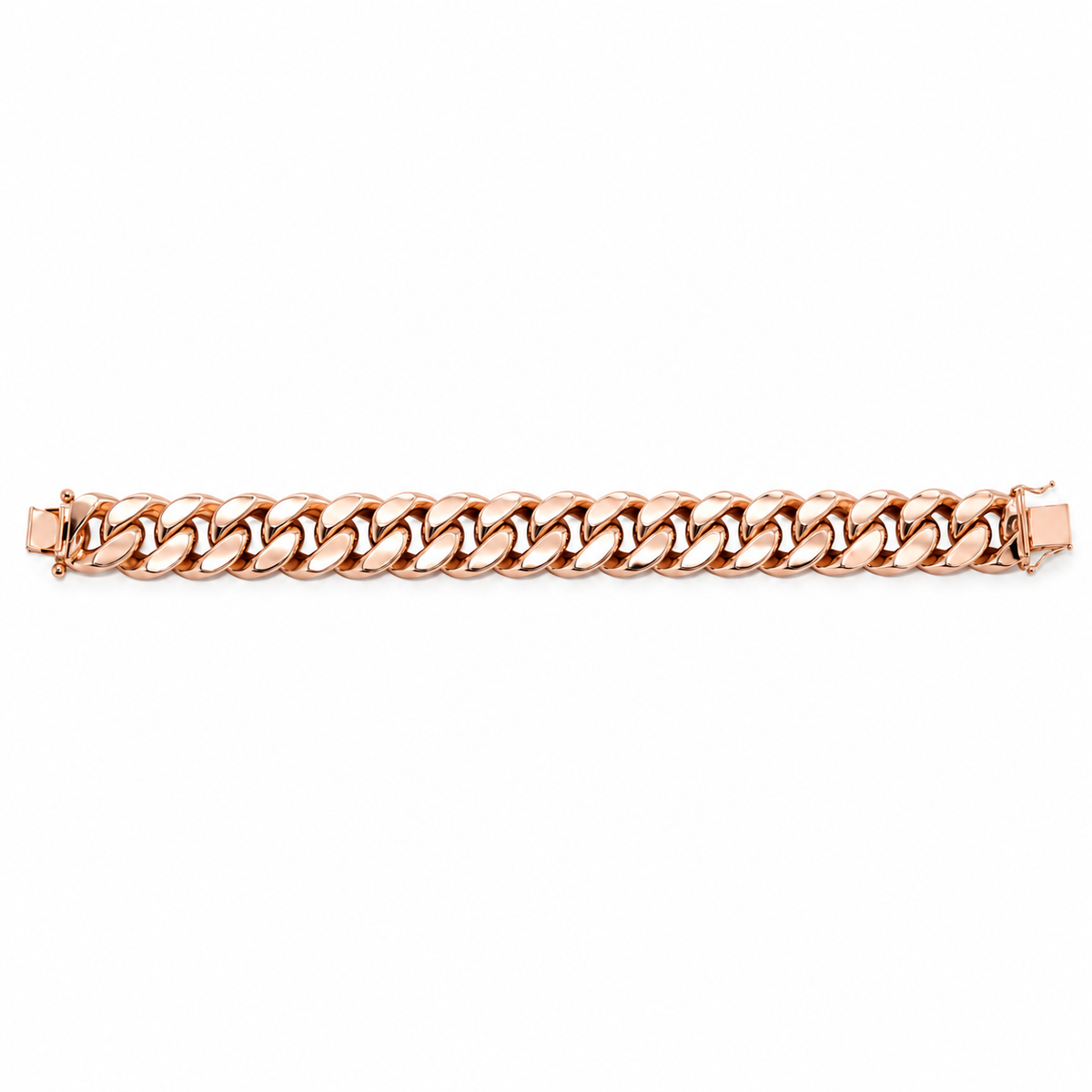 Rose gold Miami Cuban link bracelet