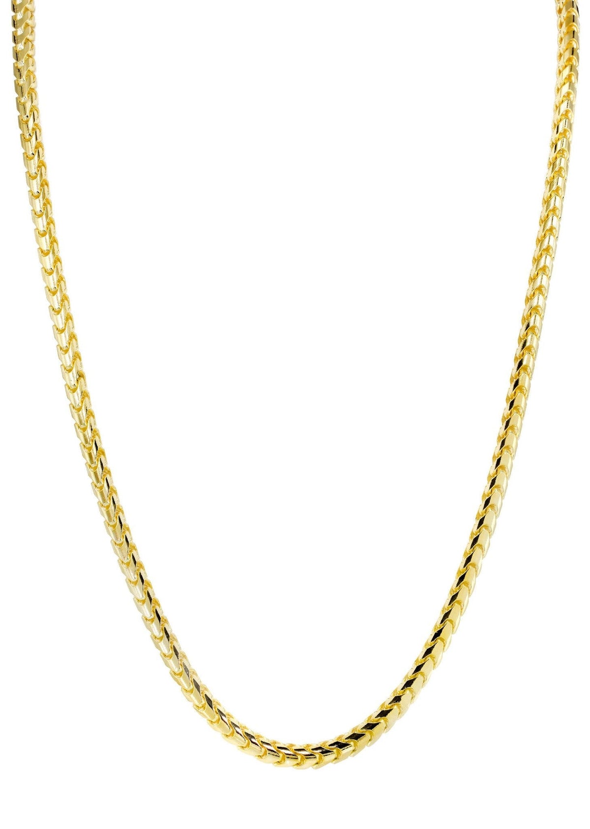 10K Yellow Gold Solid Franco Chain