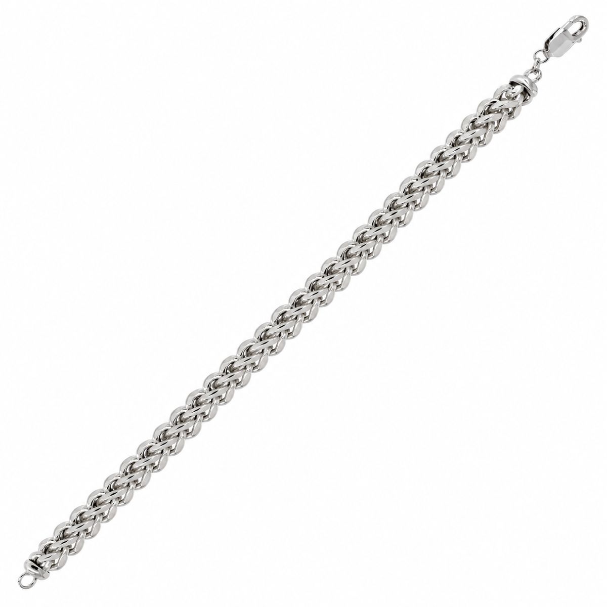 White gold Franco bracelet