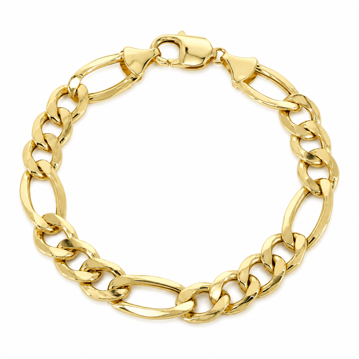 Gold Figaro bracelet