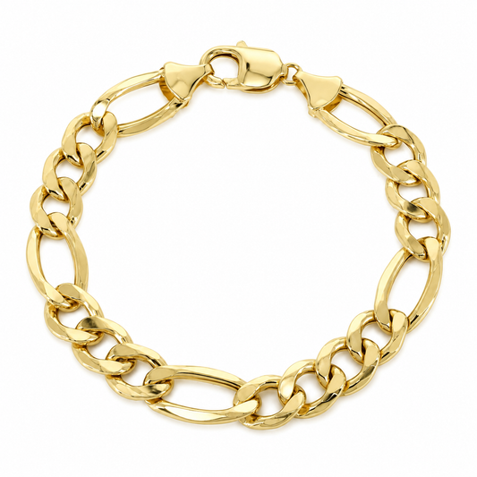 Gold Figaro bracelet