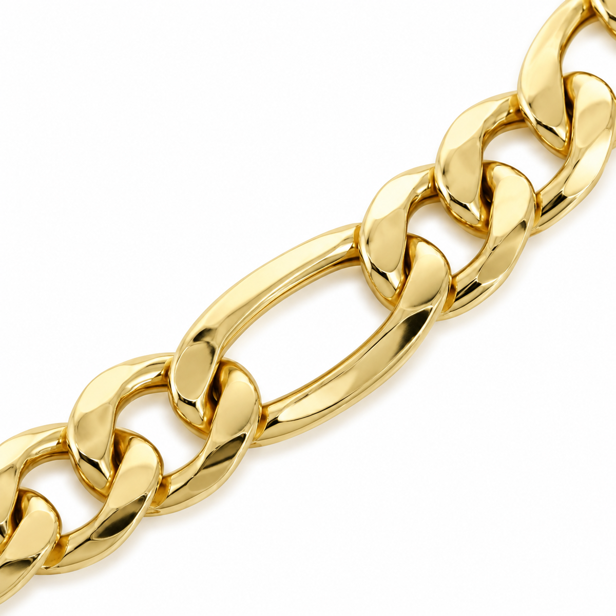 Gold Figaro bracelet
