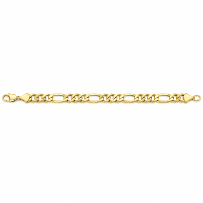 Gold Figaro bracelet