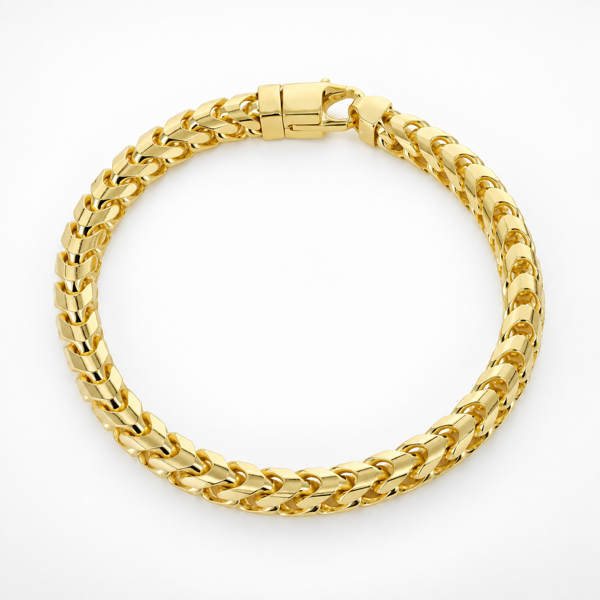 18K Gold Franco Bracelet