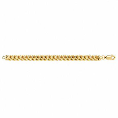 Yellow gold Franco bracelet