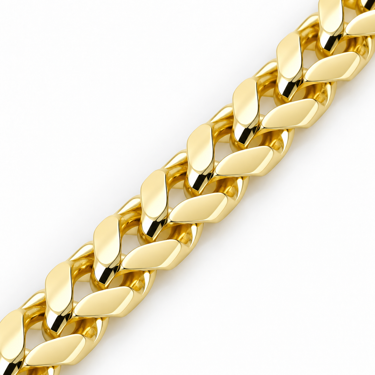 18K Gold Franco Bracelet, alternate view