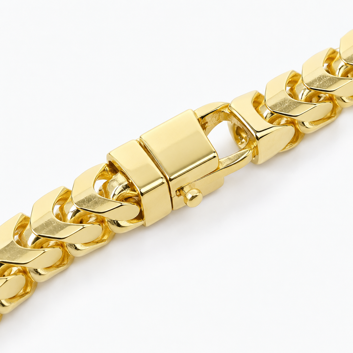 Yellow gold Franco bracelet, additional view
